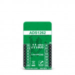Vue arrière du convertisseur ADC 13 click - MIKROE-4743