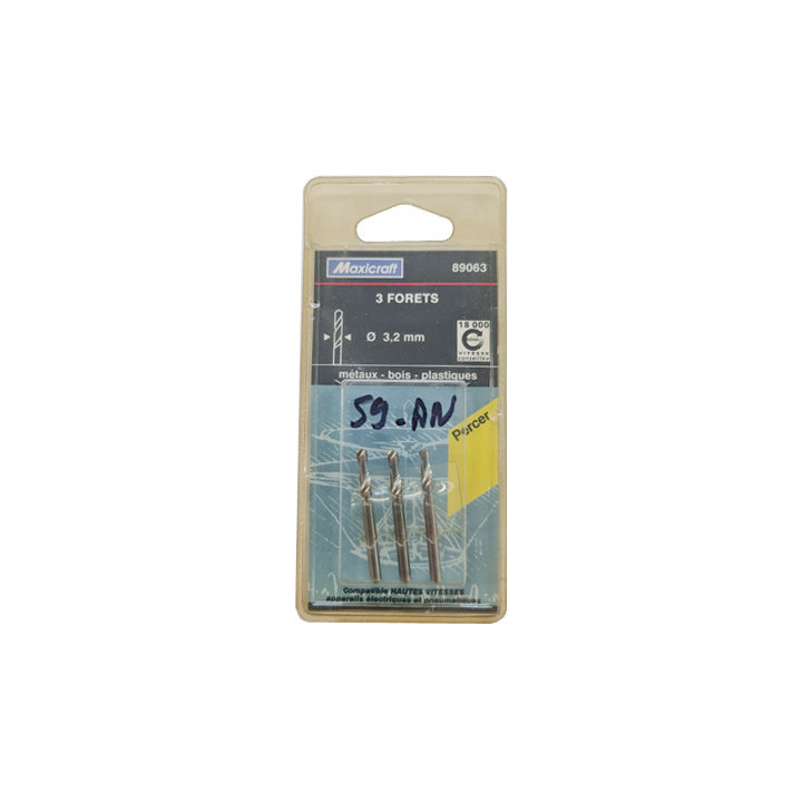 Forets Ø 3,2 mm Maxicraft® 89063