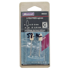 Feutres ogives 8 mm Maxicraft® 89020