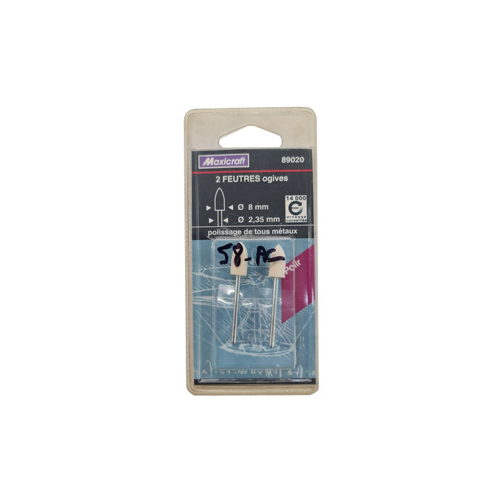 Feutres ogives 8 mm Maxicraft® 89020