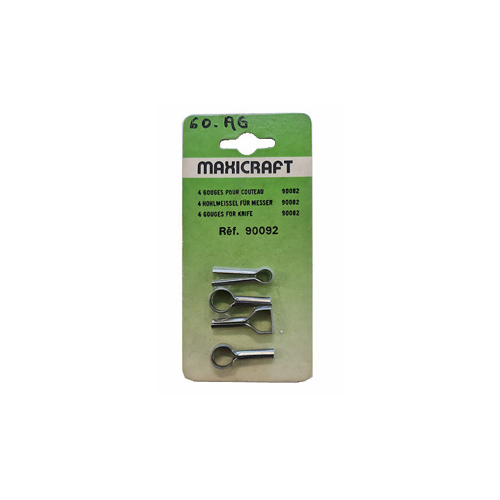 Gouges Maxicraft® 90092 pour couteau  - 1