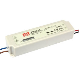 Alimentation à découpage 12V-60W MEAN WELL® LPV-60-12