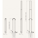 Dimensions des motorisations ascenseur TV lift Dimensions des motorisations ascenseur TV lift