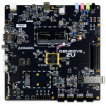 Platine Genesys ZU-5EV: Zynq Ultrascale+ MPSoC (vue de dessus)