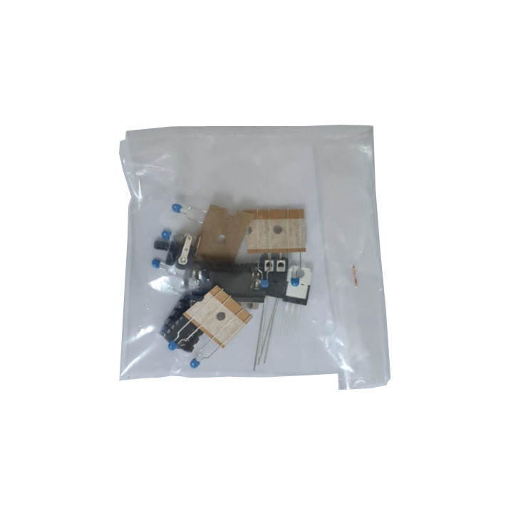 Composants livrés avec la platine de prototypage PICBASIC-PROTO 2