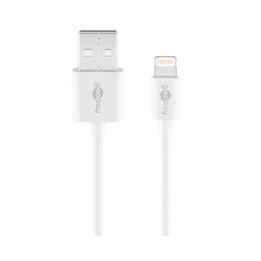 Cordon USB A mâle vers Lightning mâle (1m)