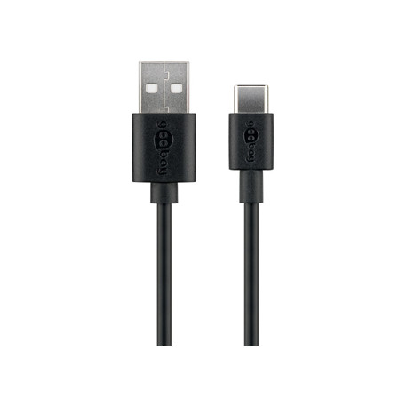 USB A mâle vers USB-C mâle (1m)