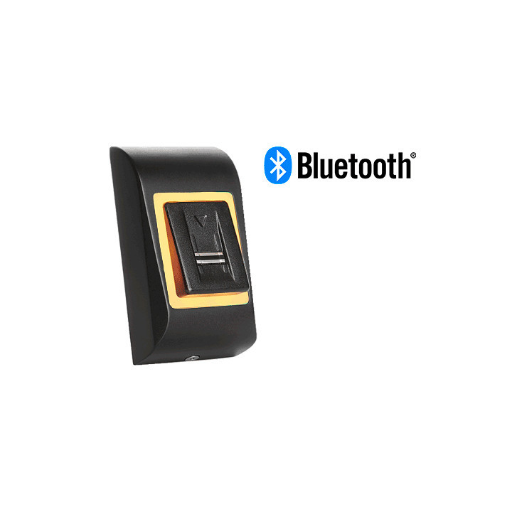 Lecteur biométrique autonome noir avec lecteur RFID intégré