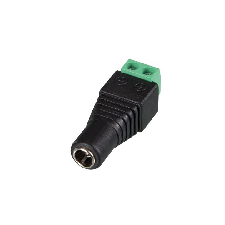 Fiche DC femelle 2,1x5,5 mm (à visser)  - 1