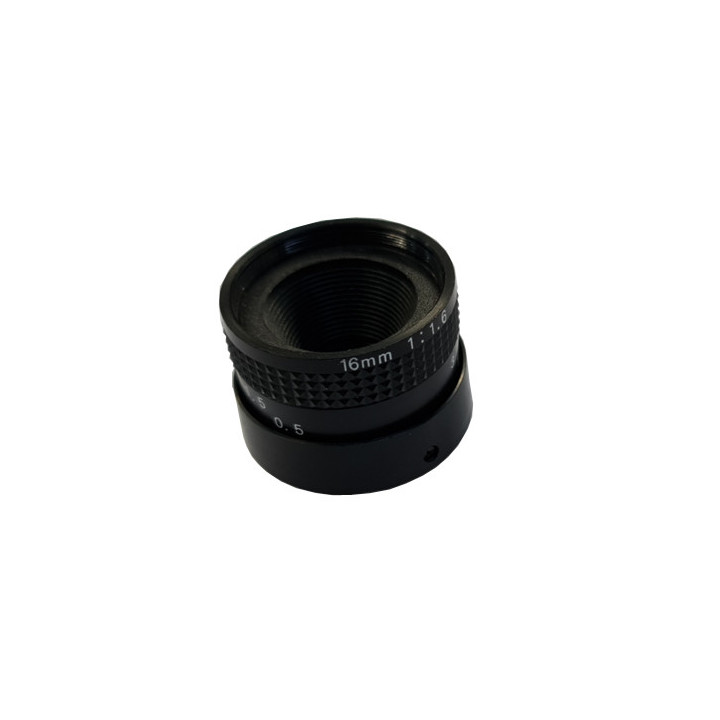 Objectif CCTV grand-angle 16mm - f1.6  - 2