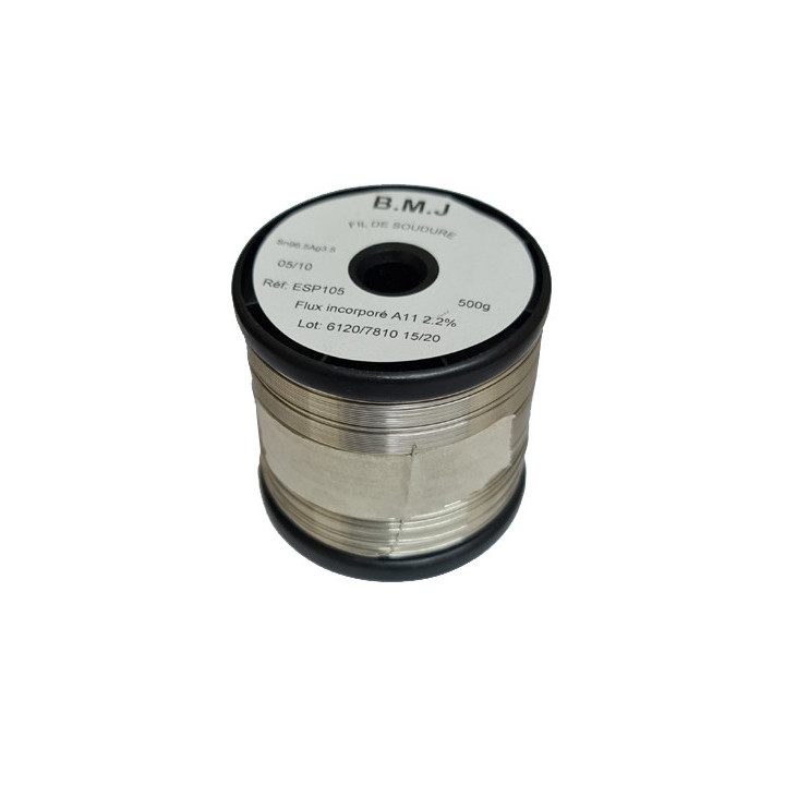 Soudure sans plomb à l'argent 0,5 mm (500g)