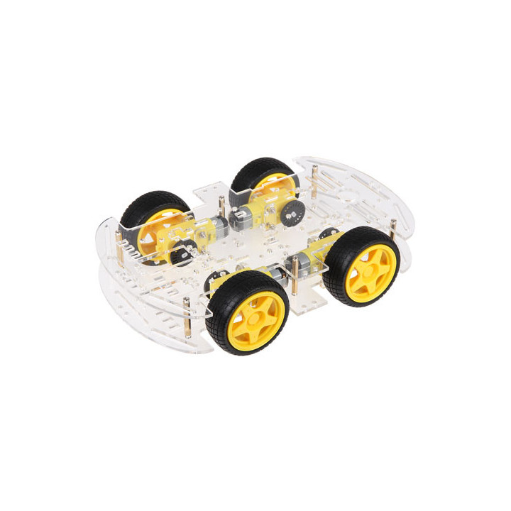 Base robotique 4 roues motrices Joy-IT Robot-03
