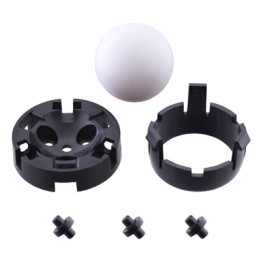 Roue libre ball caster avec bille plastique 1" Pololu 2691