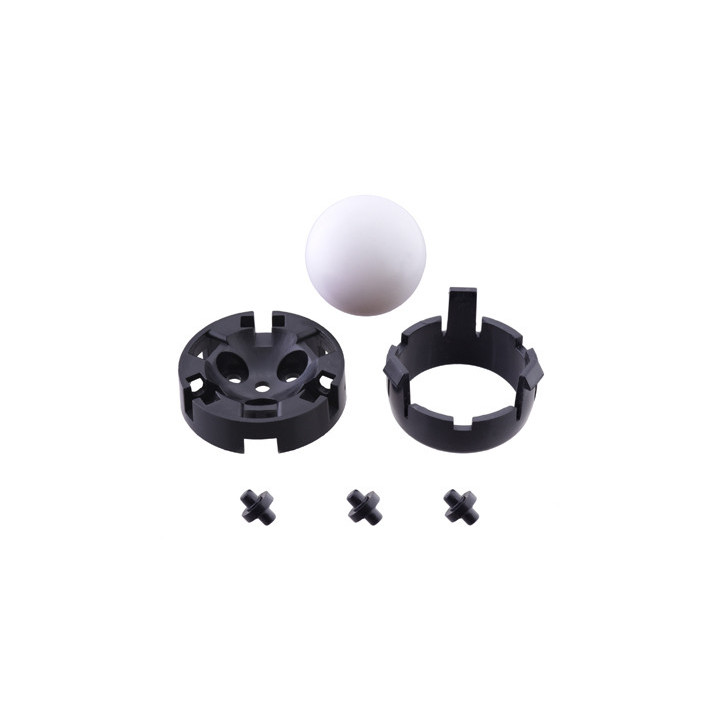 Roue libre ball caster avec bille plastique 1" Pololu 2691