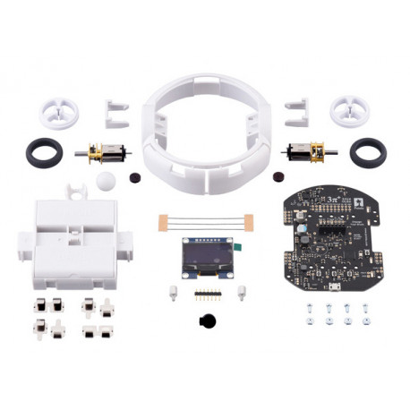 Détail du contenu du robot 3pi+ 32U4 OLED Pololu 4978
