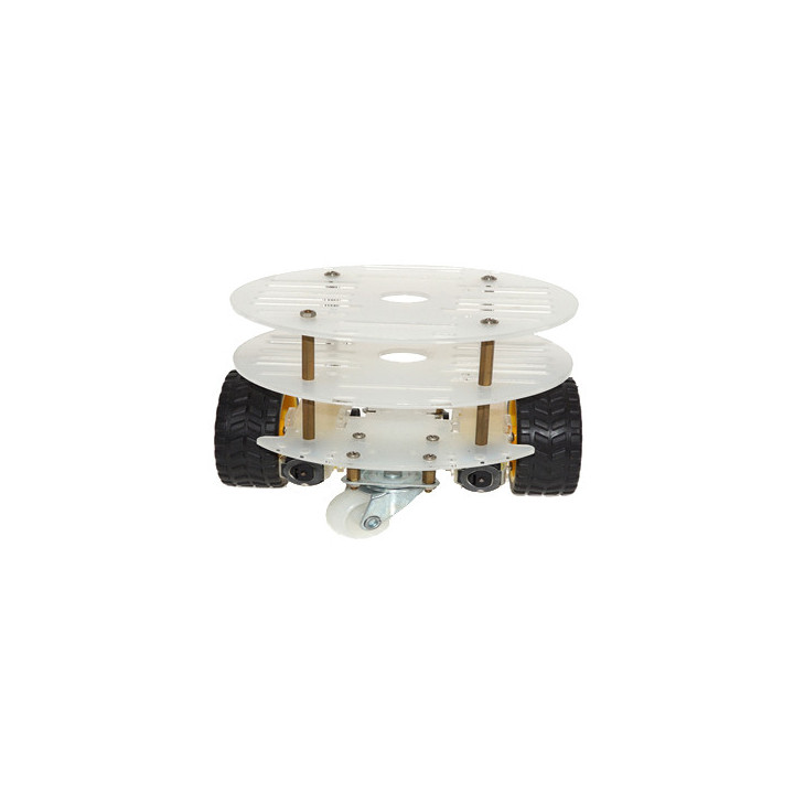 Base robotique ROB5 à 3 étages et 2 roues motrices