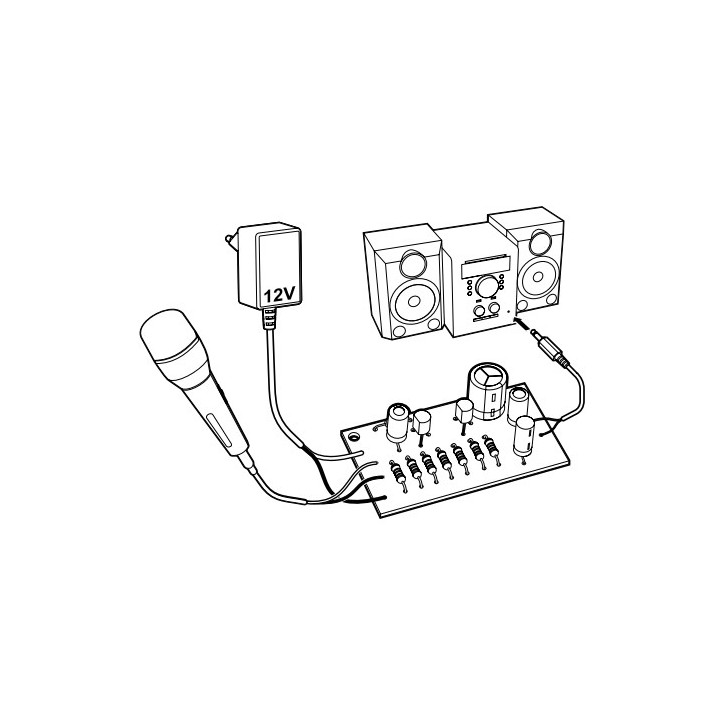 Exemple d'utilisation du kit préampli Kemo® B073