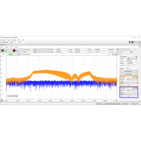 Fonction analyseur de spectre Fonction analyseur de spectre