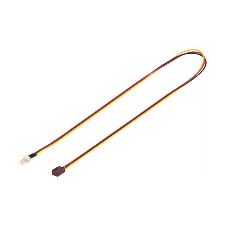 Rallonge 3 broches pour ventilateur de PC (60 cm)  - 1