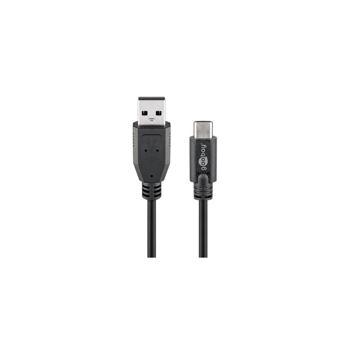USB A mâle vers USB-C mâle (50 cm)