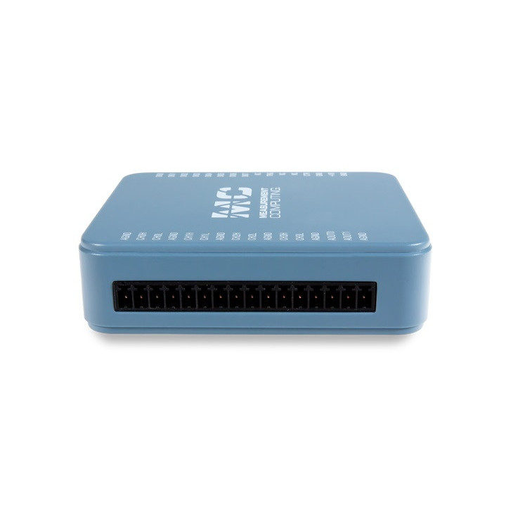 Vue de côté des boitiers d'acquisition USB MCC USB-231 / USB-234