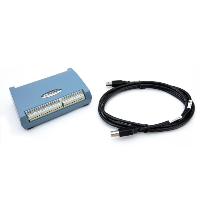 Détail du boitier d'acquisition haute vitesse - MCC USB-1208HS-4AO
