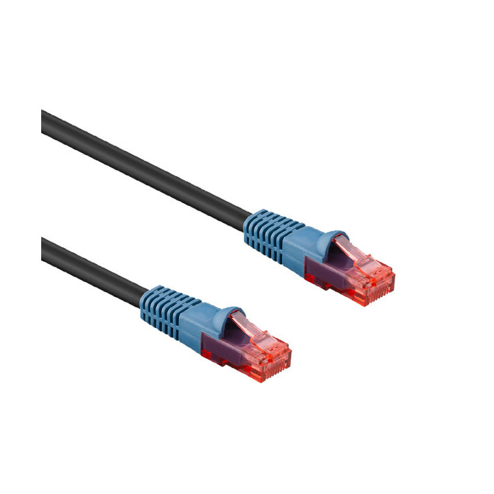 Cordon réseau U/UTP Cat. 6 pour installation extérieure (10 m)