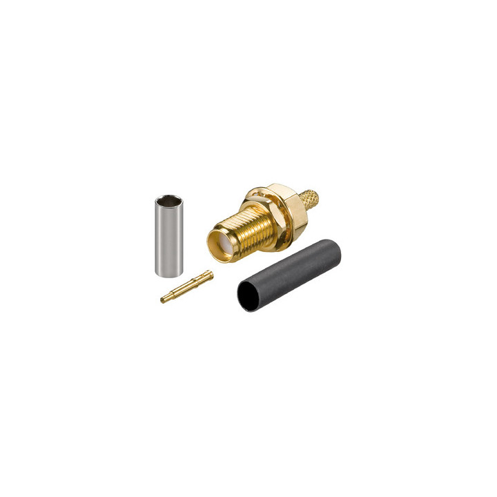 Connecteur RP-SMA femelle à sertir