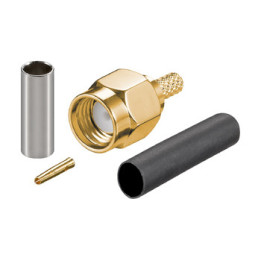 Connecteur RP-SMA mâle à sertir