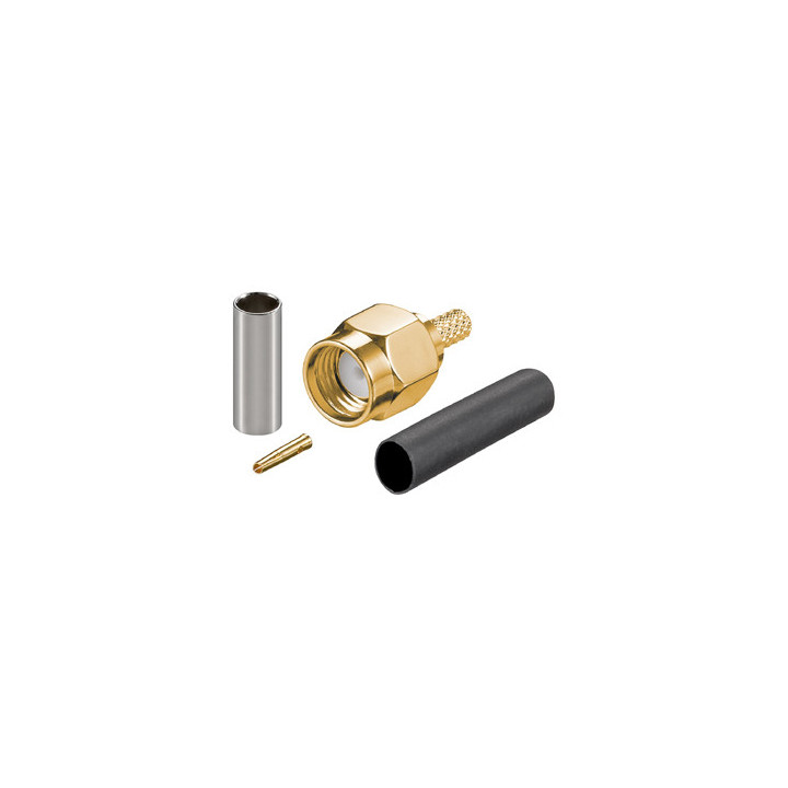 Connecteur RP-SMA mâle à sertir