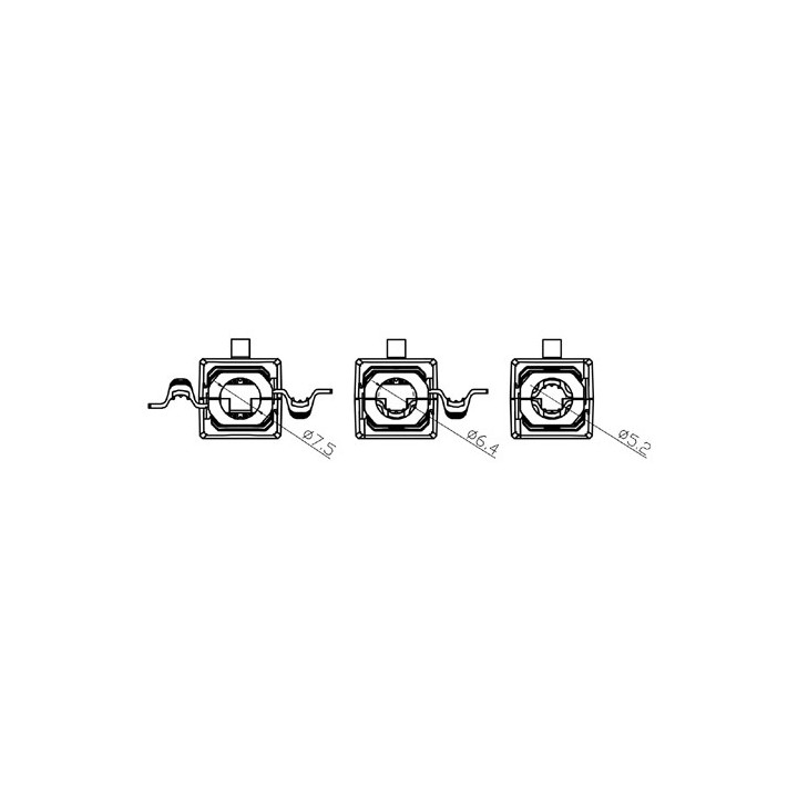 Connecteur RJ45 sans outil pour CAT 6A UTP  - 3