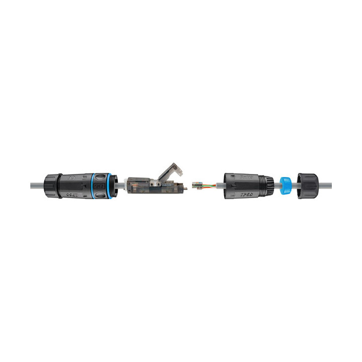 Raccord étanche pour câbles CAT6A (UTP)  - 3