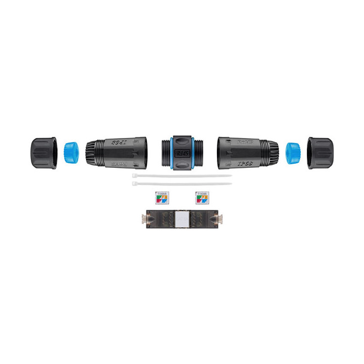 Raccord étanche pour câbles CAT6A (UTP)  - 2
