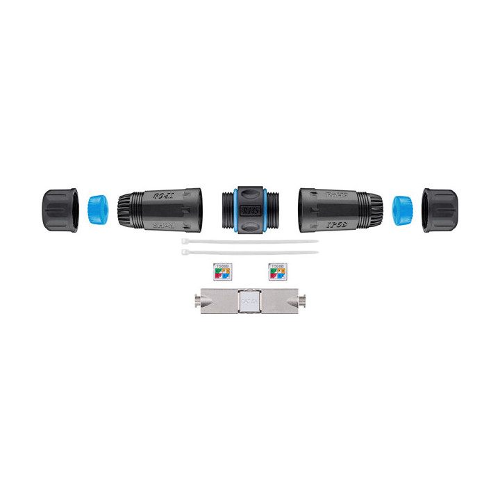 Raccord étanche pour câbles CAT6A (STP)  - 2