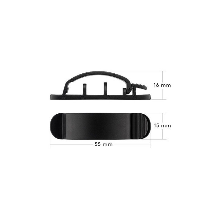 Jeu de guides câbles adhésifs (3 pcs)  - 2