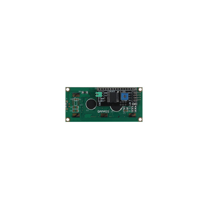 Face arrière de l'afficheur 2 x 16 caractères SBC-LCD16X2 avec son module I2C