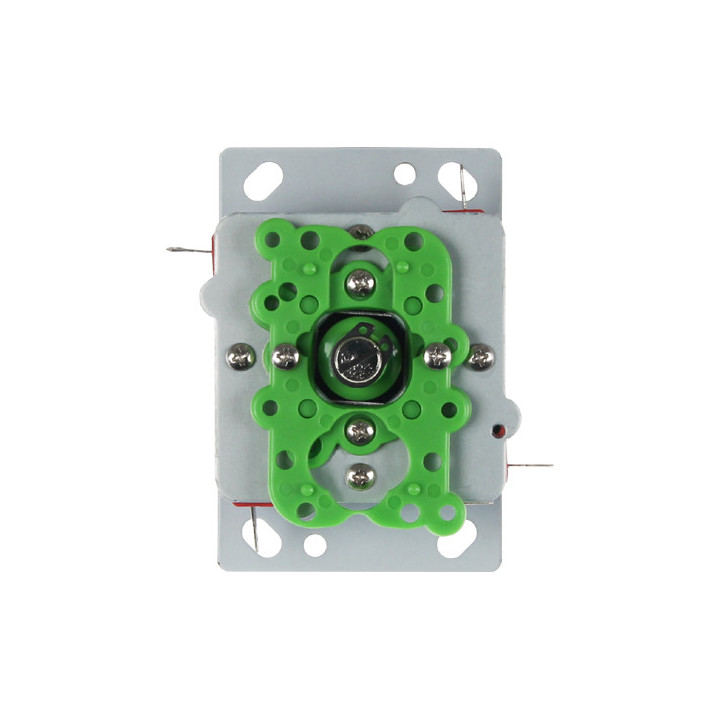 Vue de dessous du joystick d'arcade 4 voies (avec microrupteurs)