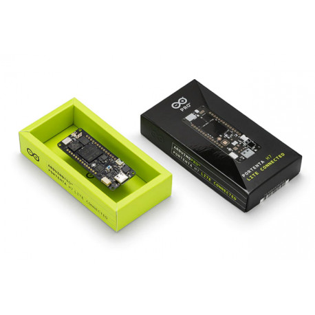 Carte Portenta H7 Lite Connected dans son coffret