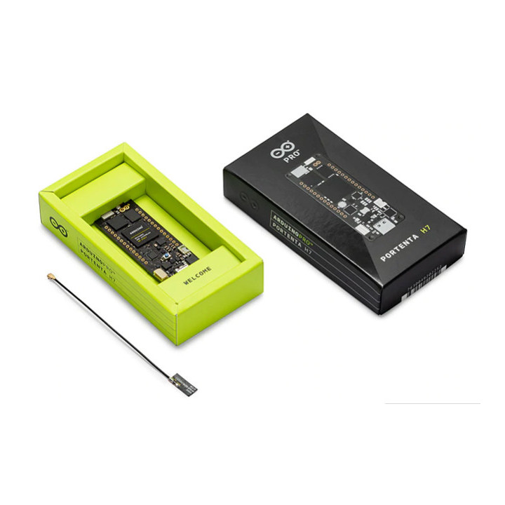 Carte Arduino® Portenta H7 et son coffret
