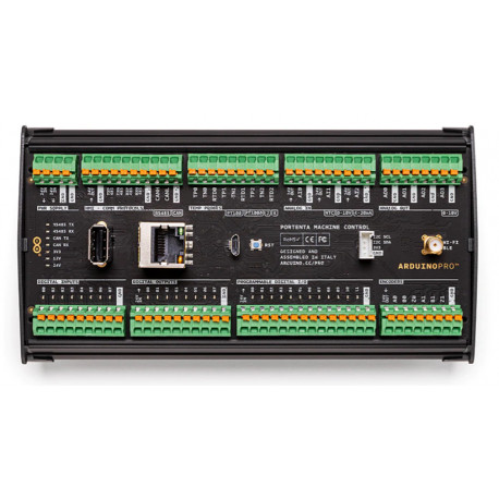 Vue de dessus de la carte Arduino® Portenta Machine Control ASX00032