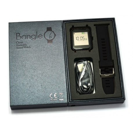 Le coffret de la Montre connectée open source Bangle.js 2 Le coffret de la Montre connectée open source Bangle.js 2