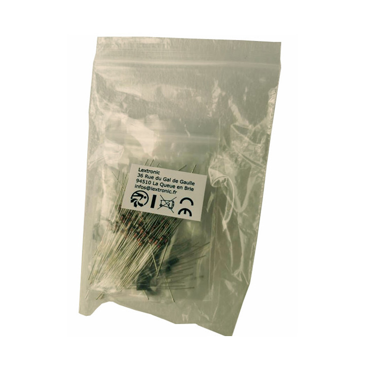 Pack 1050 composants + straps + breadboard  - 8
