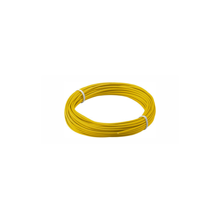 Bobine de fil de câblage multibrin jaune  - 1