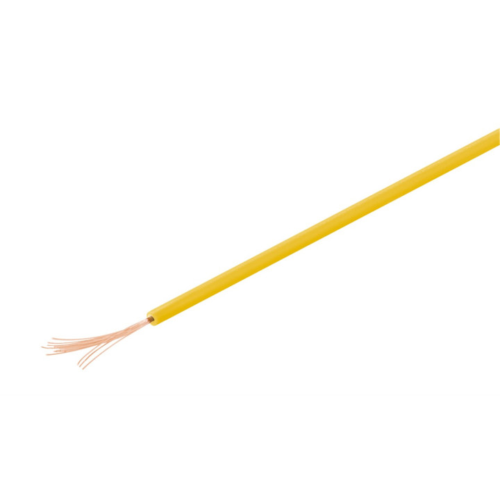 Bobine de fil de câblage multibrin jaune  - 2