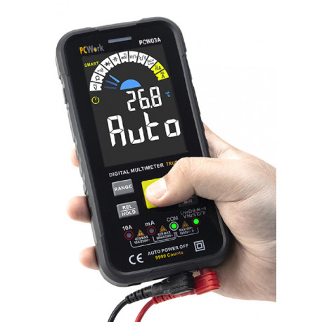 Multimètre True RMS 9999 points PCW03A - 2