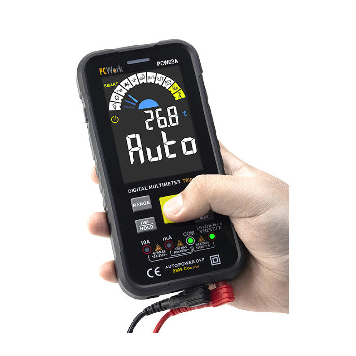 Multimètre True RMS 9999 points PCW03A  - 2