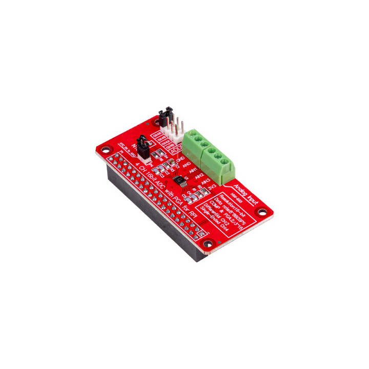 Convertisseur ADC 4 canaux pour Raspberry