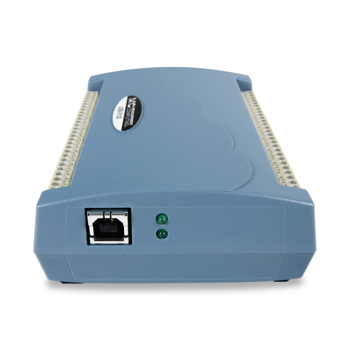 Vue de côté des boitiers d'acquisition multi-fonctions MCC USB-3100