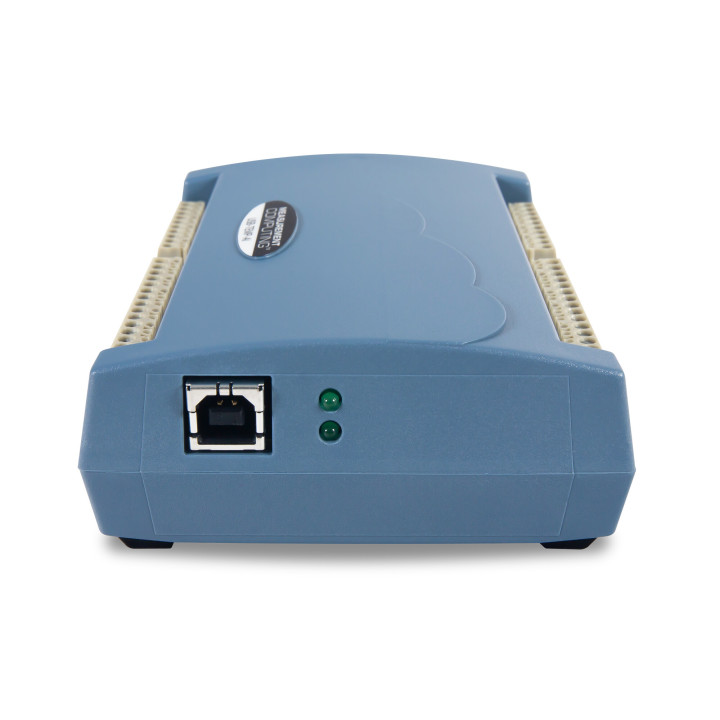 Vue de côté du boitier d'acquisition MCC USB-TEMP-AI