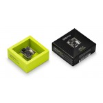 La carte Nicla Vision dans son coffret de rangement La carte Nicla Vision dans son coffret de rangement